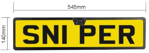 UK/EU Number Plate Reversing Camera with night vision