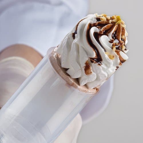 Clear Push-Up Pops Plastic Containers with Lid, Pack of 100