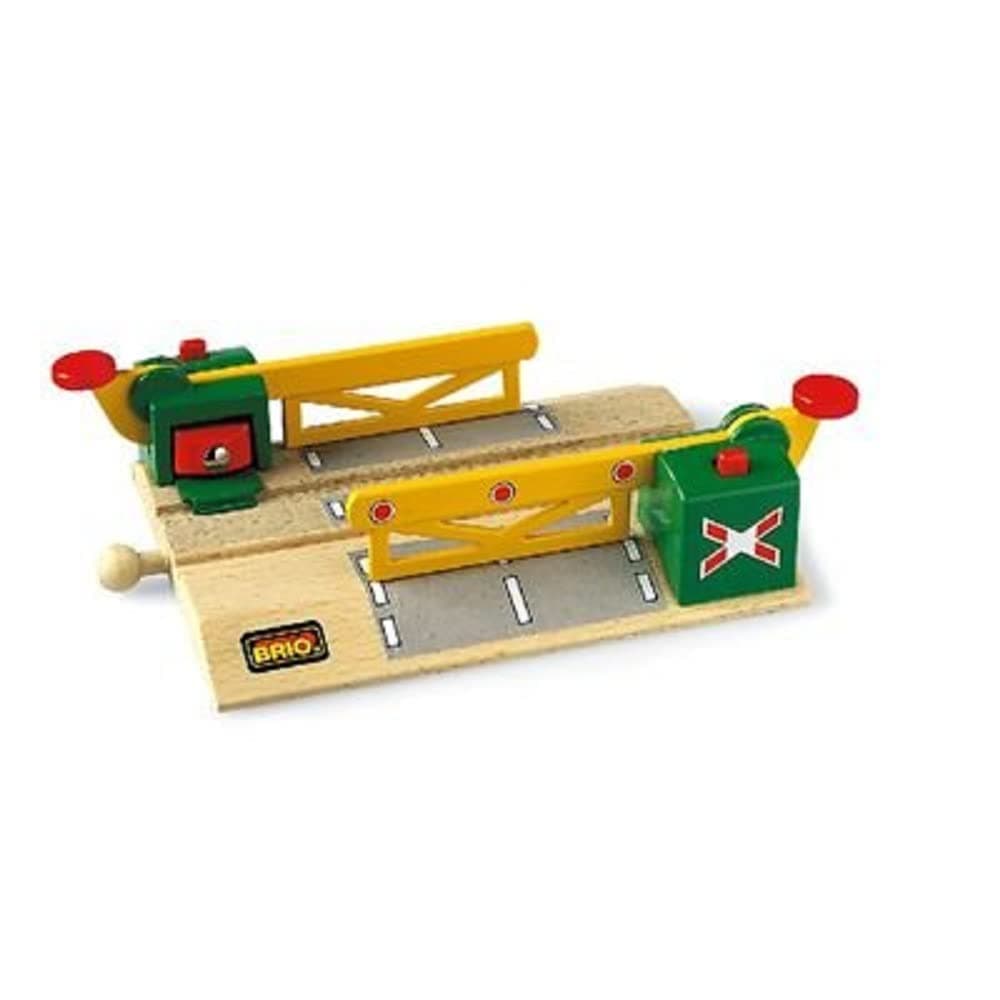 BRIO Magnetic Action Train Crossing for Kids Age 3 Years Up - Compatible with all BRIO Railway Sets & Accessories