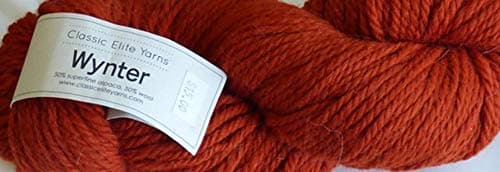 Classic Elite Yarns Wynter Color 7685 Deep Rust - 50% Camelid - Alpaca 50% Wool