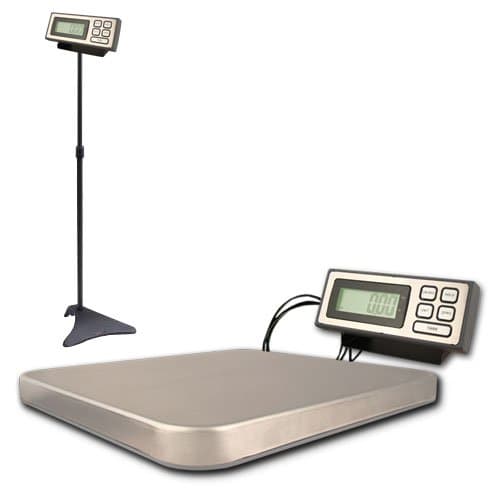 | 400 Lb. Capacity | Digital Platform Scale w/ remote LCD | Z400 | ZIEIS BigTop 16" x 14" Stainless Platform | Adjustable LCD Stand (27” to 47”) | Programmable Power | AC/DC | 110V Adapter | Surge Protector | TEN (10) Year Warranty | 0.1 Pound (lb.) Accuracy