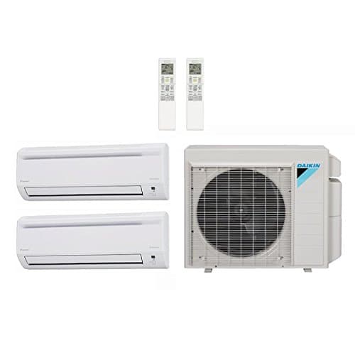 Daikin 48,000 Btu 17.7 Seer Multi Zone Ductless Mini Split Heat Pump System (AC and Heat) - 24K-24K