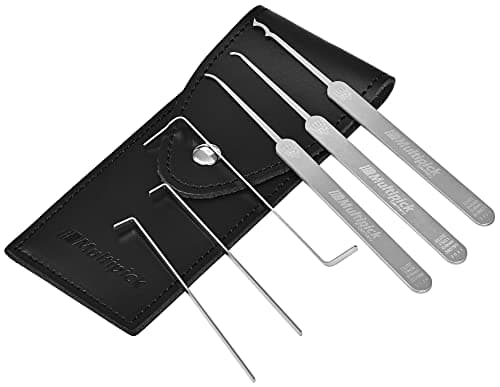 MULTIPICK ELITE 6 Professional Lockpick Set - 6 Piece, 0.6 mm Lock Picking Tools
