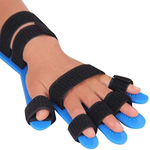 jjff Hand Splint, Fingerboard Finger Separator Orthotics, for Help Hands and Fingers Recover From Stroke, Hemiplegia, Muscle Atrophy, Carpal Tunnel Syndrome(Fit Right or Left Hand)