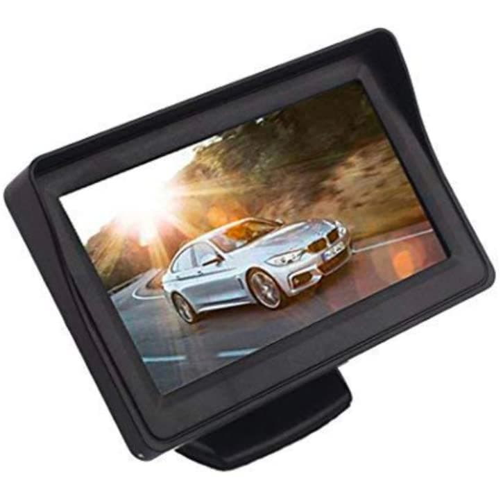 Kingsway 4.3 Inch TFT/LCD Car Dashboard Display Screen, Suitable for Mahindra XUV 500, Model Year : 2011-2015, Material: ABS, Color : Black, 1 Piece