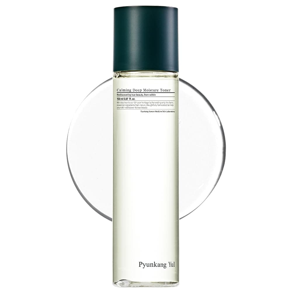 [PKY] Pyunkang YUL Calming Deep Moisture Toner Instantly Soothes Sensitive Skin, Pore and Sebum Care with AHA, PHA, Non-comedogenic, Vegan, Korean Skincare (5.07 Fl. Oz, 150ml)