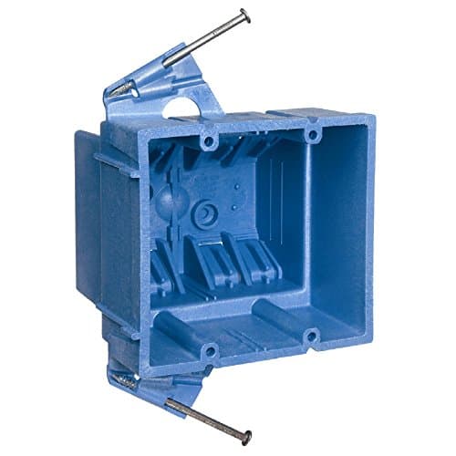 com Carlon BH235A Double Gang Wall Box Blue