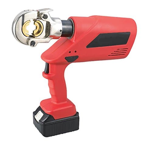 6 Ton Battery Powered Hydraulic Crimping Tool Wire Cable Lug Terminal Crimper with 11 sets Crimping Jaws