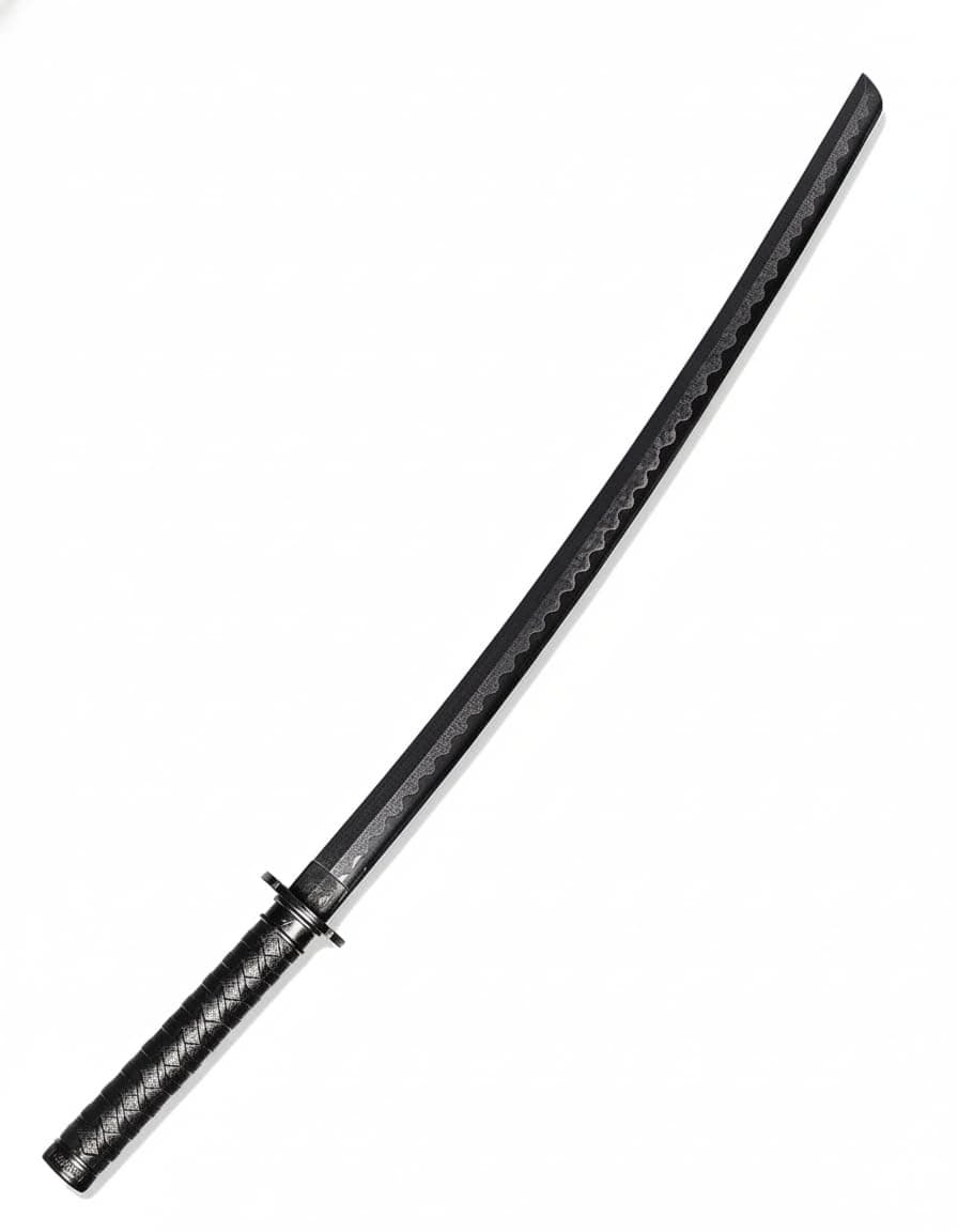 FunMart Katana Bokken Practice Sword – 39” Polypropylene Training Sword for Martial Arts, Kendo, Cosplay – Without Sheath/Cover