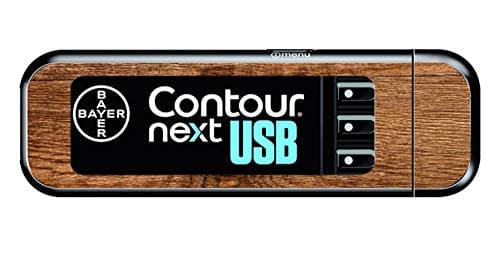 Bayer Contour Next USB Vinyl Sticker (Wood)