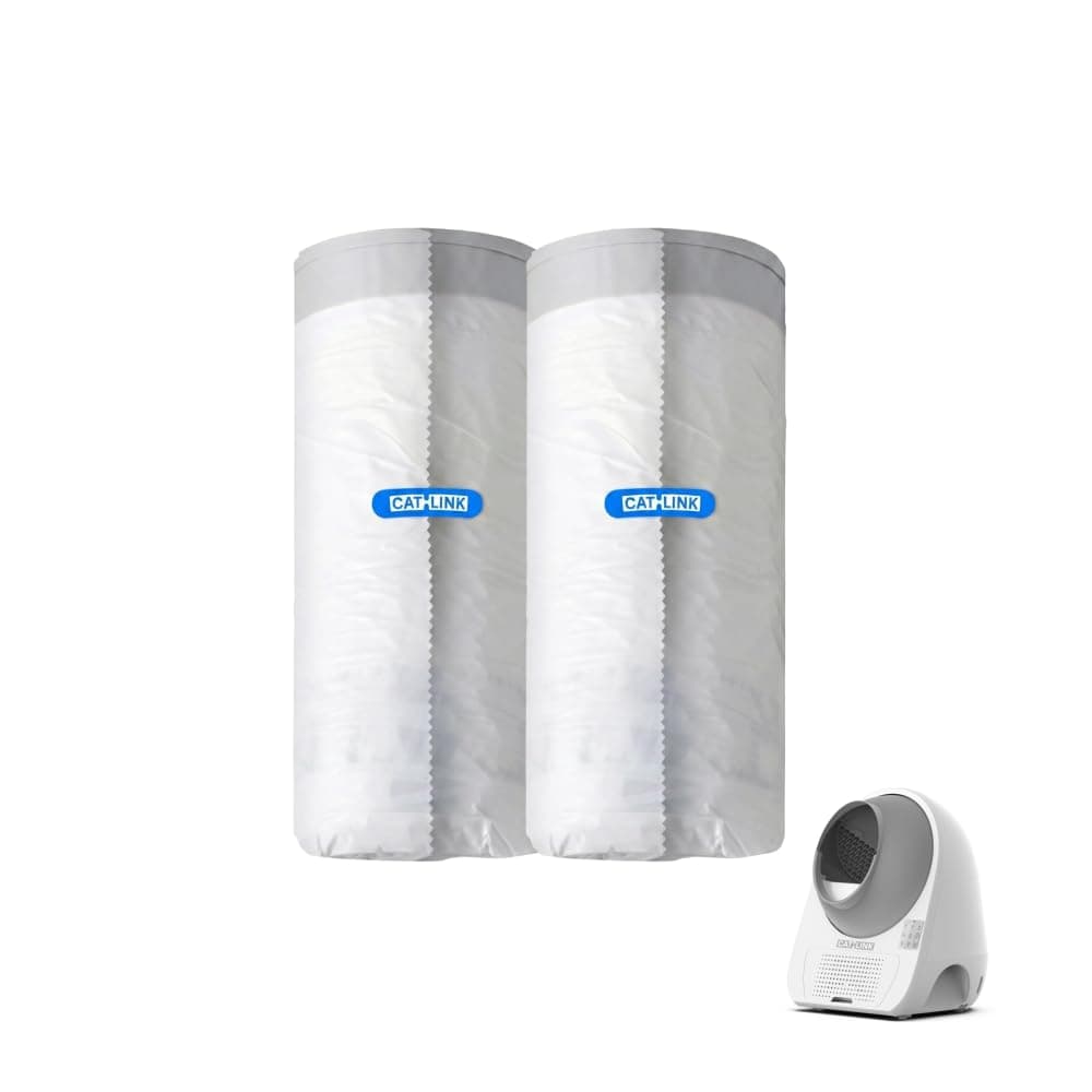 40 Pack CATLINK Trash Bags, for Automatic Cat Litter Box for Scooper Young & Luxury PRO & Ultra Not Suitable for Scooper SE & SE LITE