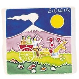 Hand Painted Sicily Tile - Handmade in Amalfi