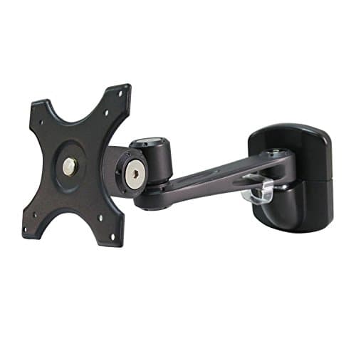 Phoenix Articulating Wall Mount for TV 30 cm long arm rotacion 180º SWIVEL E inclinacion Up To 15 kg Black