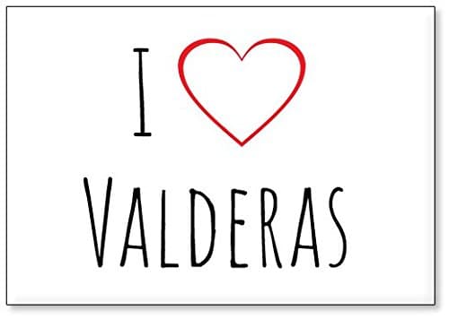 I Love Valderas, Fridge Magnet (Design 3)