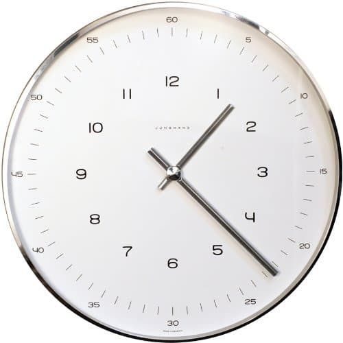 Max Bill - Wall Clock with Numbers : R051711