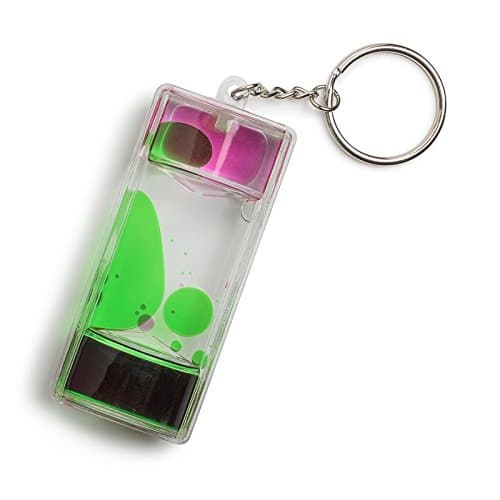 27942 Liquid Motion Keychain, Assorted Designs and Colours 8.5cm