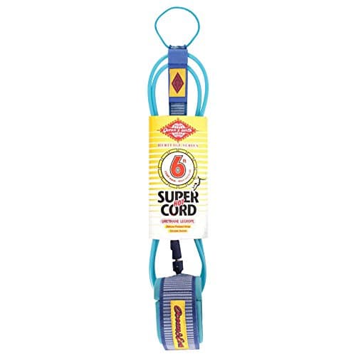Ocean and Earth 6ft Heritage Comp Leash - Surfboard Rope 6ft Blue
