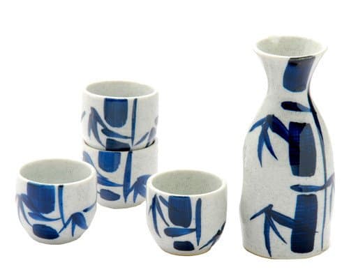 Fuji Merchandise SE70-WB 1:4 Sake Set, One Size, Blue