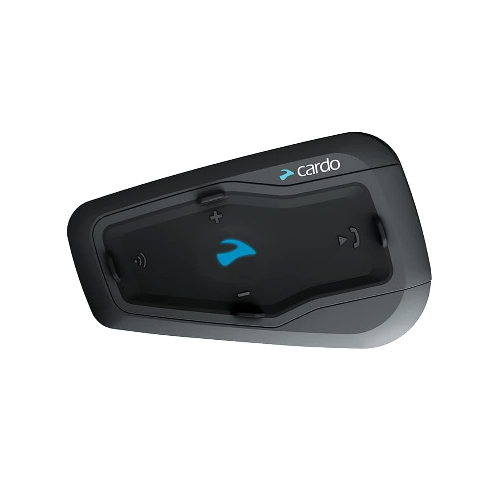 CardoFRC2P101 - FREECOM 2 Plus Motorcycle 2-Way Bluetooth Communication System Headset - Black, Dual 2 Pack