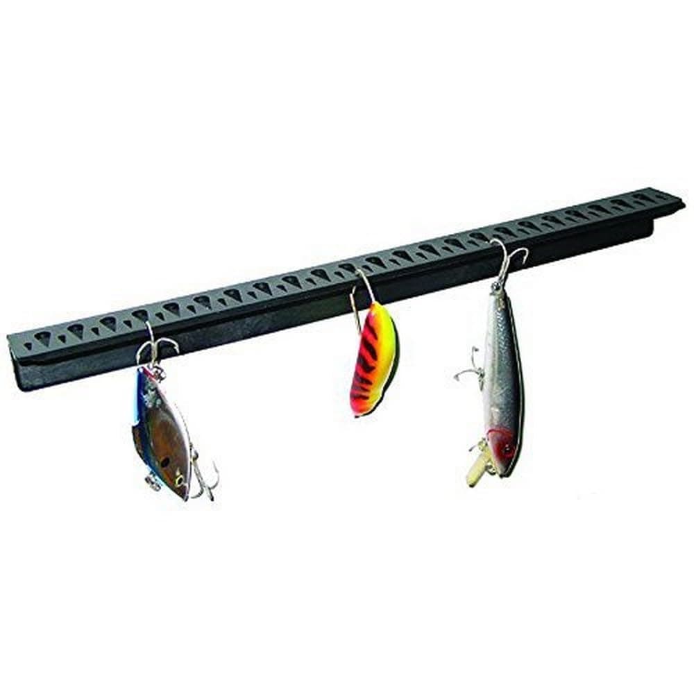 HR301 Plastic 24-Spot Hook and Rig Holder, Black