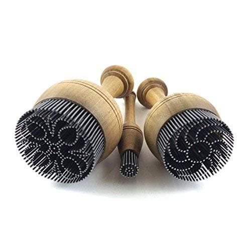 Three-piece traditional Uzbek bread stamp set, bread stamper set 6 cm / 1.5 cm / 5 cm diameter + BONUS