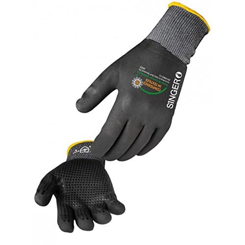 Wet Grip Nitrile & Polymer Dots Work Gloves sz 10