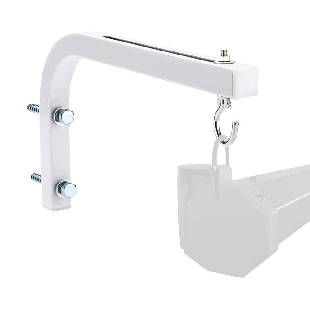 Zice Universal Wall Hanging 11" Adjustable Wall and Ceiling L Brackets Mounr for Projection Screens