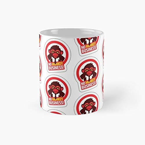 MONKEY BUSINESS | 11oz White Birthday Gift, Funny Gift