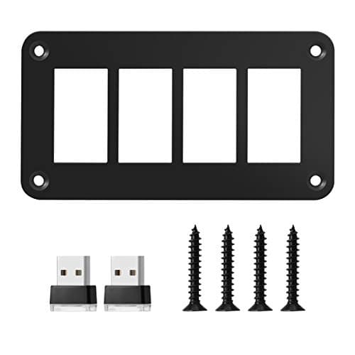 Lenink Rocker Switch Panel Housing Holder for Car Boat Trailer,4 Way