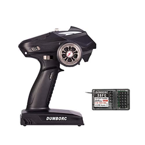 New DUMBORC-X6 6CH 2.4G RC Radio Controller Transmitter with Mixed Mode +X6FG Receiver for RC Car Boat Tank Support DIY