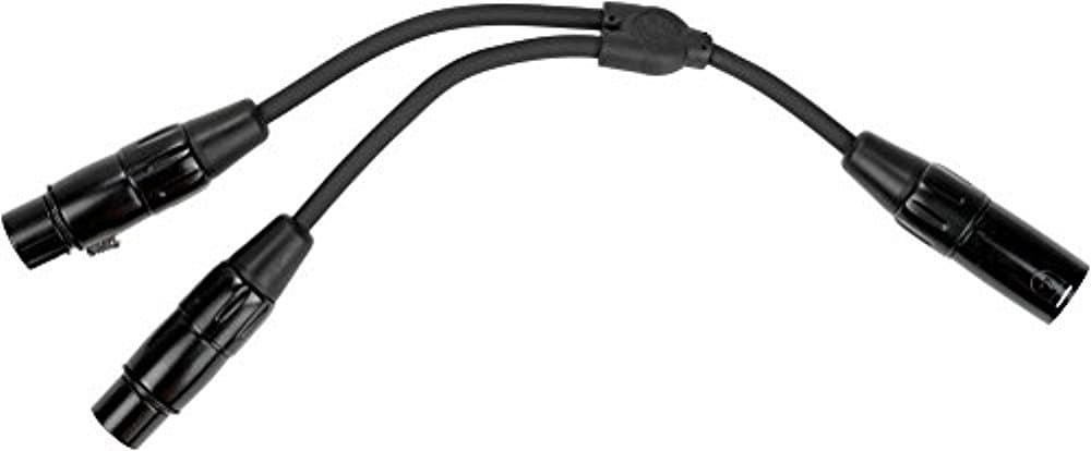 Pig Hog Solutions - 6 Y Cable, XLR(M)-Dual XLR(F)