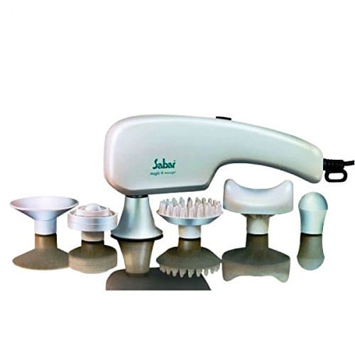Sabar Magic-6 Electric Handheld 6 in 1 Full Body Massager with 6 "Soft" Massage Heads | Beauty Massage Machine for Home & Beauty Parlours