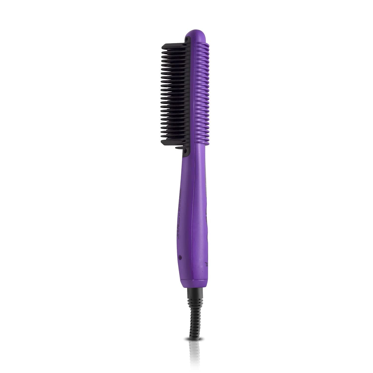 Royale Luxury Ceramic Hair Straightener Brush - Genius Heating Element, Ionic Technology (Purple)