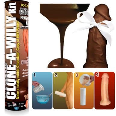 Clone A Chocolate moulding Willy Kit Fun gift hen/stag night