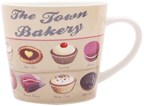 Martin Wiscombe Town Bakery Porcelain Mug, Assorted