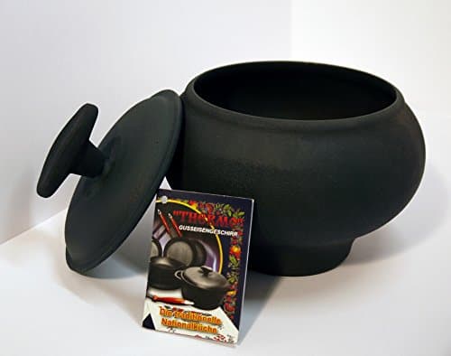 Cast Iron Cooking Pot with Lid 0.75 L 100% GP075