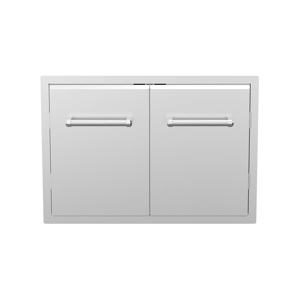 Spire33" Built-in Grill Cabinet Double Access Doors, 304 Stainless Steel, Outdoor Cooking & Grills, BBQ, Custom Island Kitchens, Heavy-Duty, Universal Mount, 780-0018B