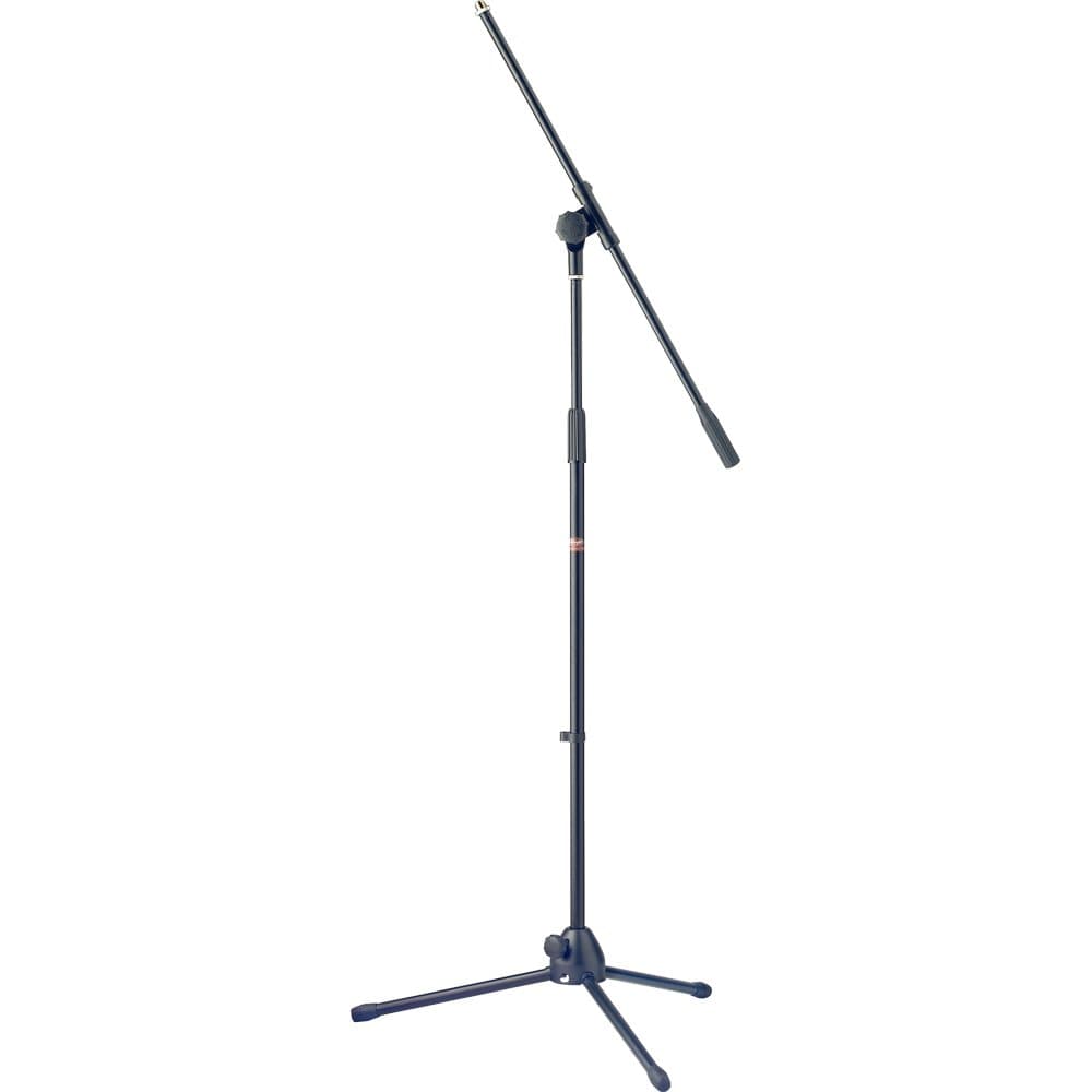 Stagg MIS-1022BK Microphone Boom Stand with Folding Legs - Black