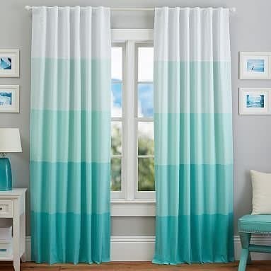 GOGAJI COLLECTION™ 3D Shaded Digital Printed Polyester Fabric Curtains for Bed Room, Living Room Kids Room Window/Door/Long Door (Set of 2) Dn-j9 (Blue, 4 x 5 Feet (Size: 48 x 60 Inch) Window)