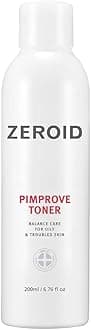 ZEROID Pin Probe Toner, 6.8 fl oz (200 ml), Pimprove Toner, Lotion, Ceramide, Hyaluronic Acid, Hypoallergenic, Sensitive Skin, Oily Skin, Moisturizing, Trouble Care, Exfoliating Care, Skin Care,