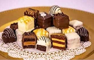 Buy Chocolate Lovers Petit Fours - Bite Size Frozen Dessert Appetizers (Set of 8 Trays)