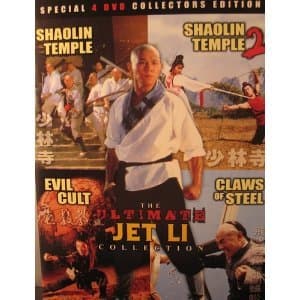 The ultimate Jet Li collection(shaolin temple,shaolin temple 2,evil cult,claws of steel)