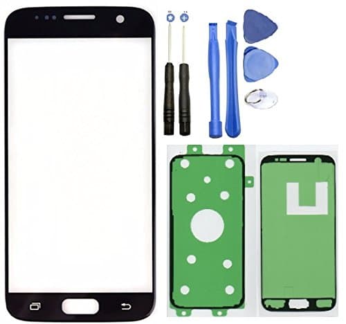 Front Glass Screen Replacement Front Glass Screen Lens + Tools Adhesive Pad Adhesive for Samsung Galaxy S7 G930