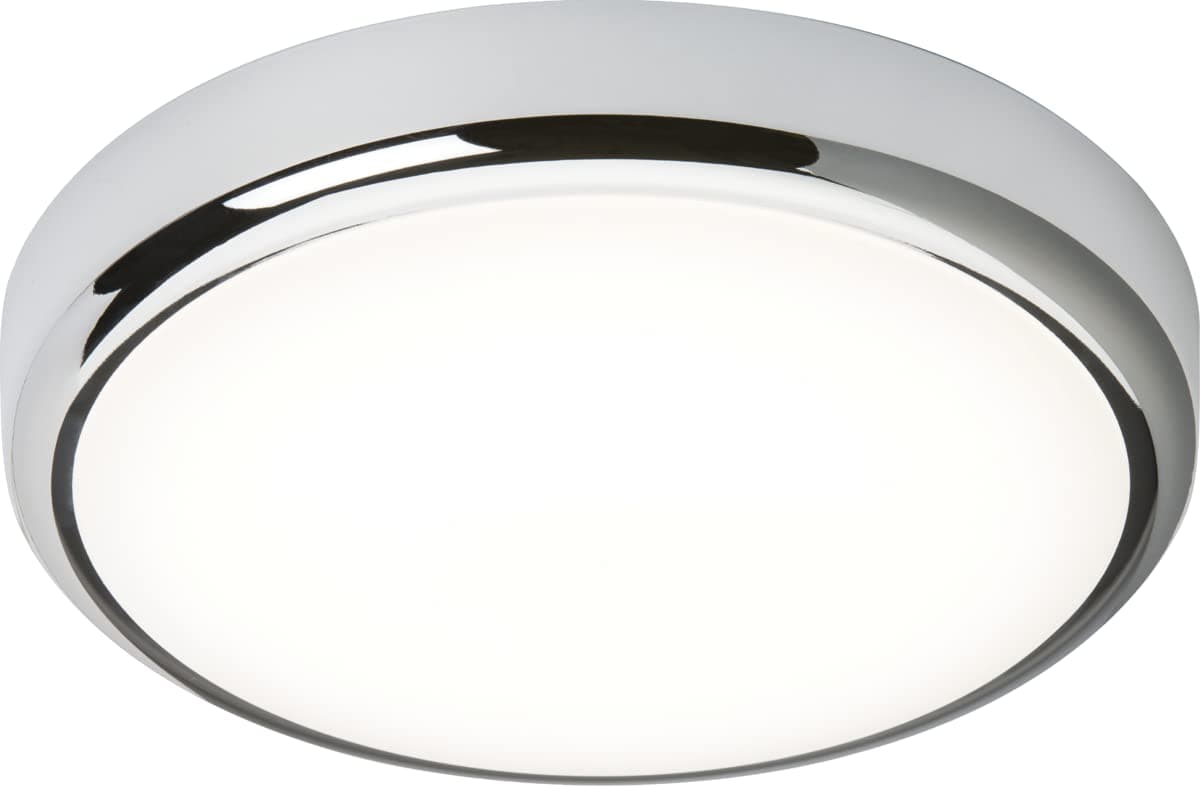 Knightsbridge LED Bathroom IP65 14W CCT Adjustable Wall or Ceiling mounting Bulkhead Fitting with Chrome Trim 315mm BT14ACTCH, Silver