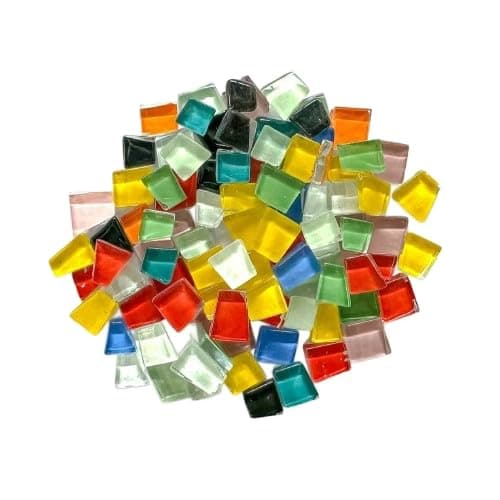 Pre-Cut Glass Mosaics Multicolour (200 g)
