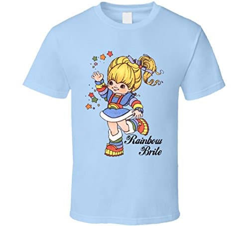Rainbow Brite T Shirt 2XL Light Blue