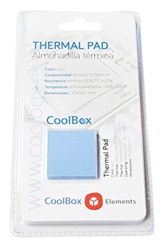 CoolBox Coo-TGH3W-Pad – Thermal Paste Kit for Laptop (4 Pads), Blue