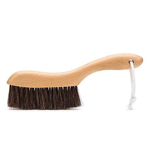 1 Piece Gohide Soft Cleaning Brush with Natural Solid Wood Handle and Natural Bristle Brush for Clothes Cleaning, Dust Hair, Sofa, Bed, Sheets, Bedspread, Using, L: 28.5cm, W:8.0cm, H:2.0cm (M) XCX