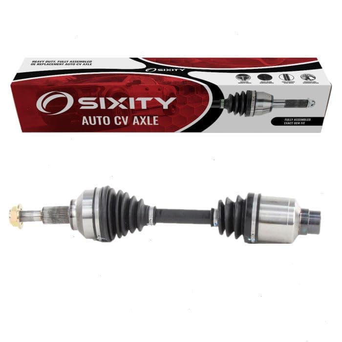 Sixity Auto Front Right CV Axle compatible with Dodge Journey 3.5L 3.6L V6 2009-2019 - Passenger Side Complete Axle Shaft Assembly