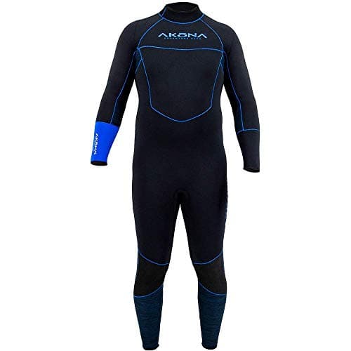 AKONAMen's 3mm Full Suit. Quantum Stretch Neoprene. Designed to Keep You Warm in The Waters Between 70 and 85 Degrees - 5X-Large